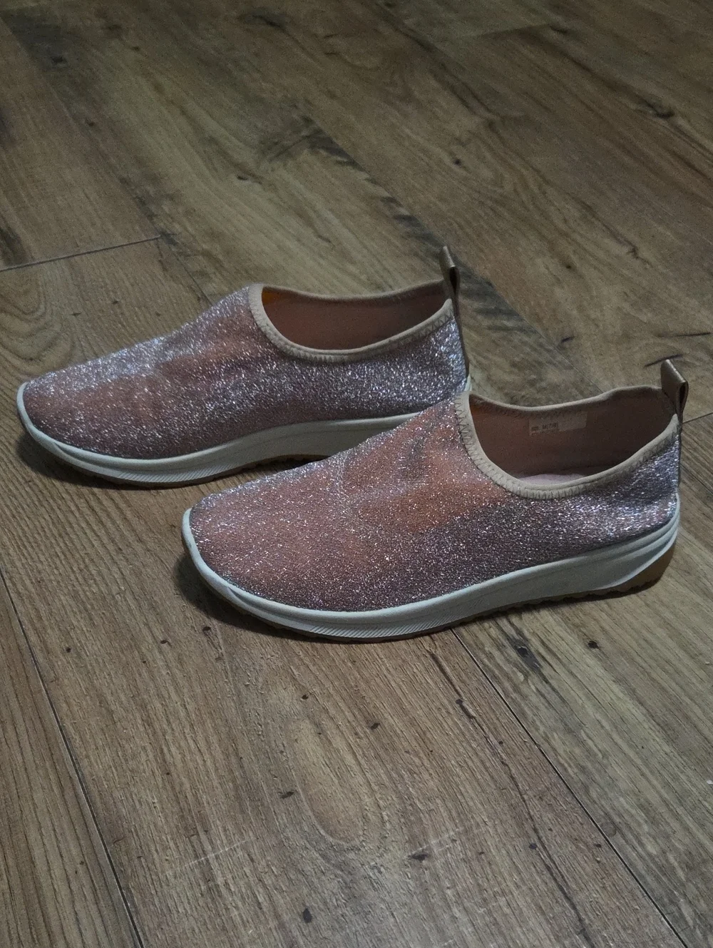 Rue21 | Glitter Slip-On Sneakers in Rose Pink